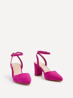 LARSA -Heel Luxe Shop LARSAWFFUCHSIASUEDE 3