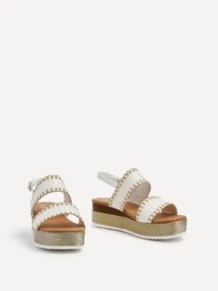 WILLOW -Heel Luxe Shop WILLOWGOLDWHITE 3